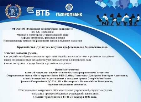 Инновационные технологии российских банков в условиях пандемии